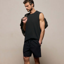 Slub Jersey Tank in Magma Pigment | James Perse Los Angeles