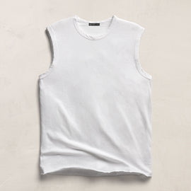 Slub Jersey Tank in White | James Perse Los Angeles