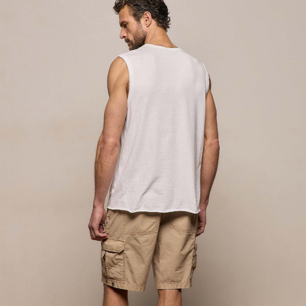 Slub Jersey Tank in White | James Perse Los Angeles