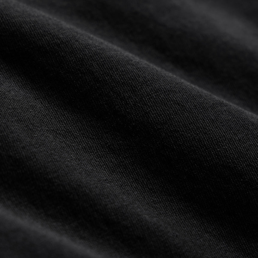 Clear Jersey Crew in Black | James Perse Los Angeles
