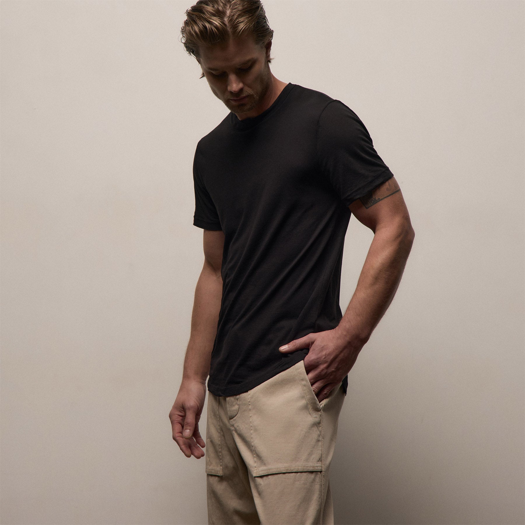 JAMES PERSE ブラック ポロシャツ　M James Perse クラシック ポロシャツ 通販 - FARFETCH