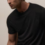 Clear Jersey Crew in Black | James Perse Los Angeles