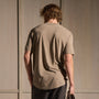 Clear Jersey Crew in Coyote Pigment | James Perse Los Angeles