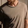 Clear Jersey Crew in Coyote Pigment | James Perse Los Angeles