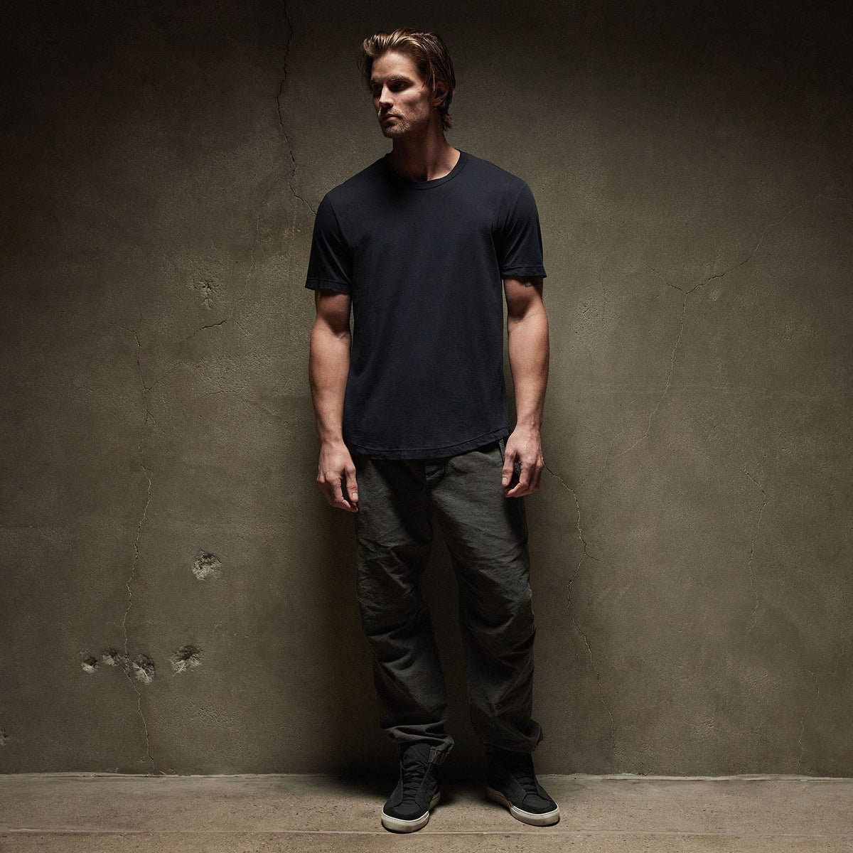 Clear Jersey Crew in Deep | James Perse Los Angeles