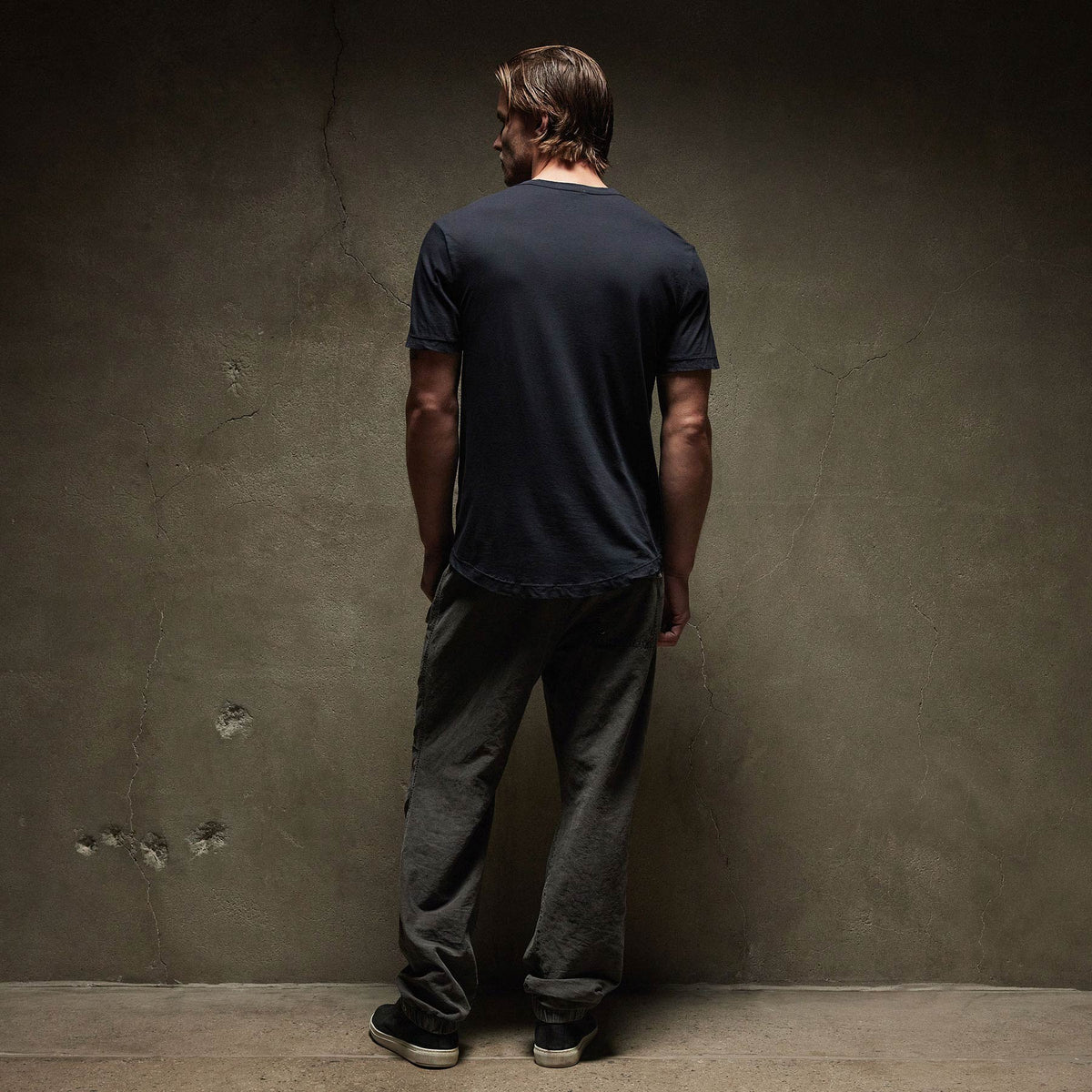 Clear Jersey Crew in Deep | James Perse Los Angeles