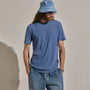 Clear Jersey Crew in Danube Pigment | James Perse Los Angeles