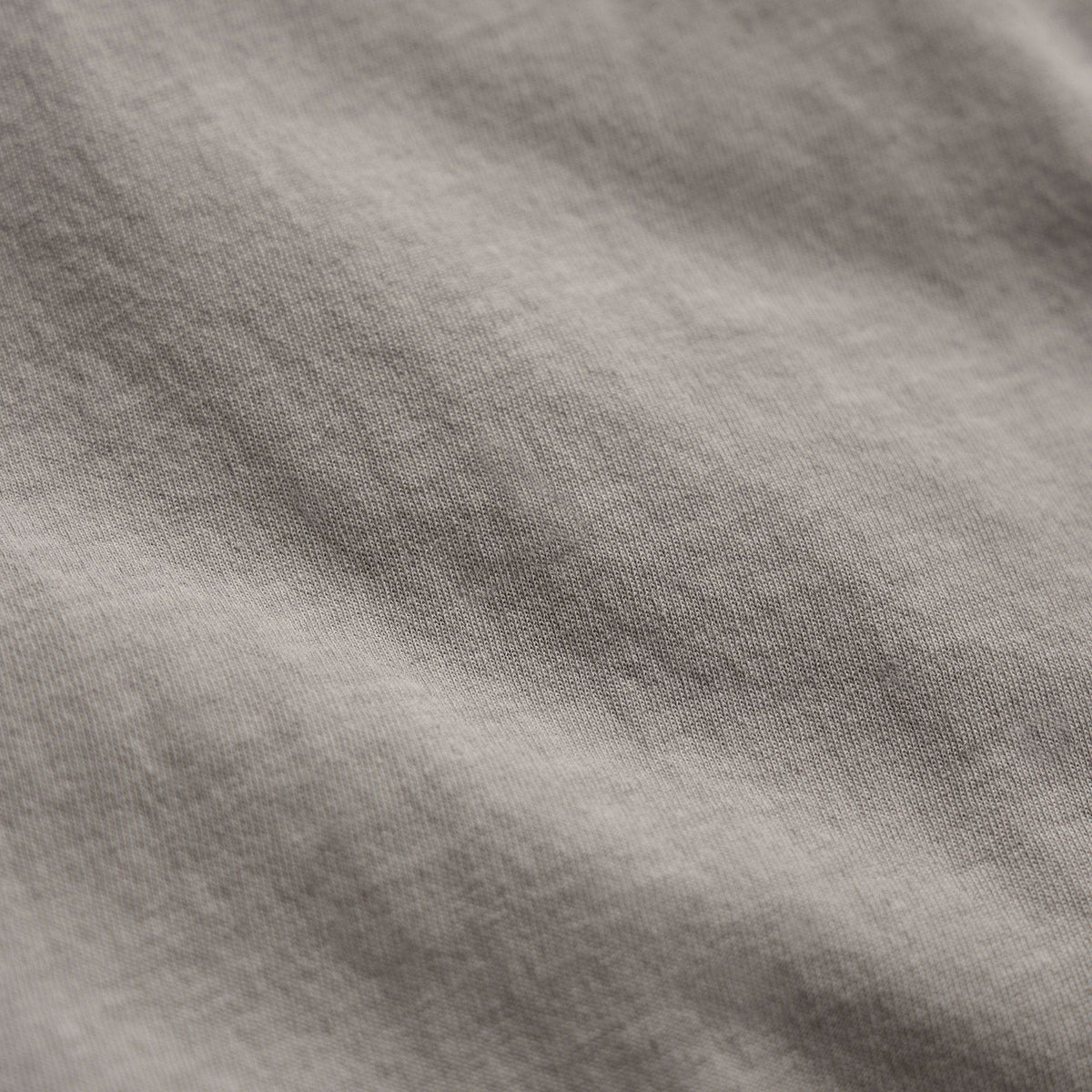 Clear Jersey Crew in Fog Pigment | James Perse Los Angeles