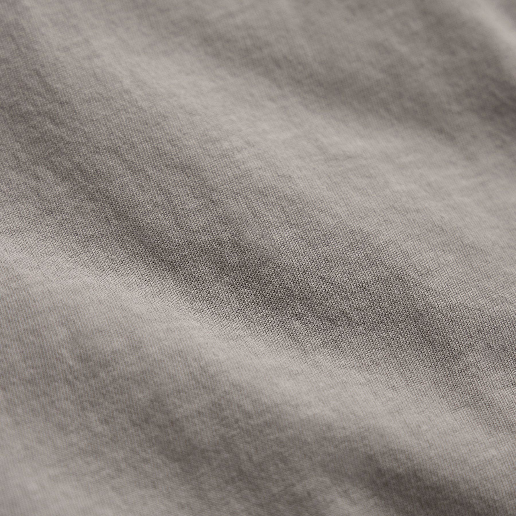 Clear Jersey Crew in Fog Pigment | James Perse Los Angeles