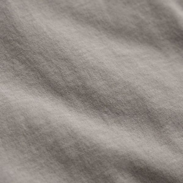 Clear Jersey Crew in Fog Pigment | James Perse Los Angeles