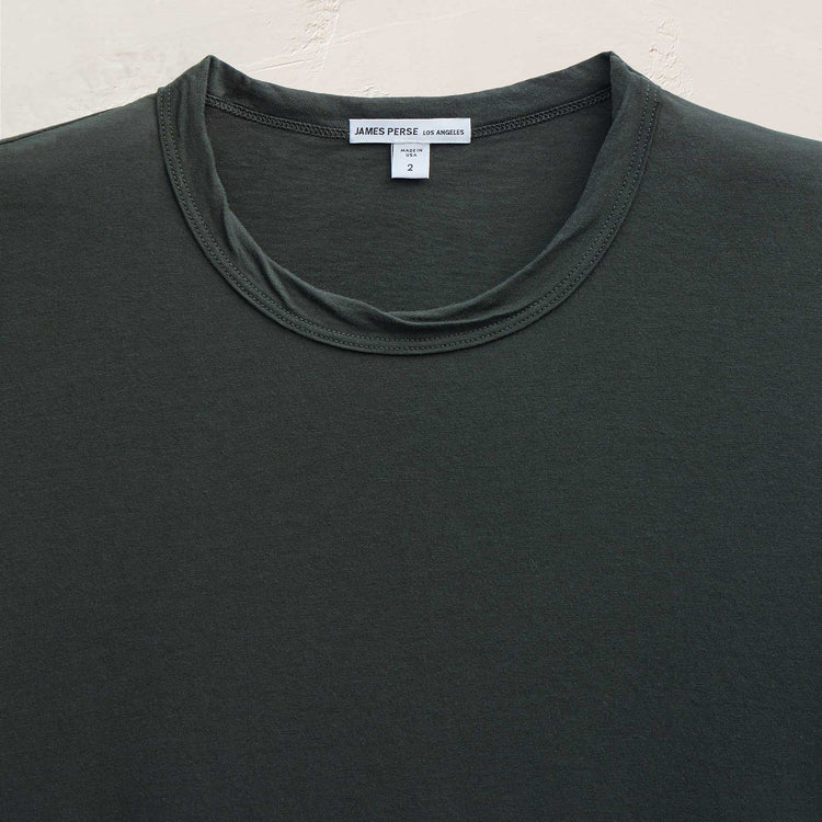Clear Jersey Crew in Fern | James Perse Los Angeles
