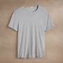 Clear Jersey Crew  in Grey Glacier Pigment | James Perse Los Angeles