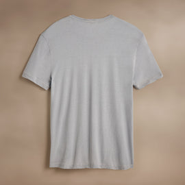 Clear Jersey Crew  in Grey Glacier Pigment | James Perse Los Angeles
