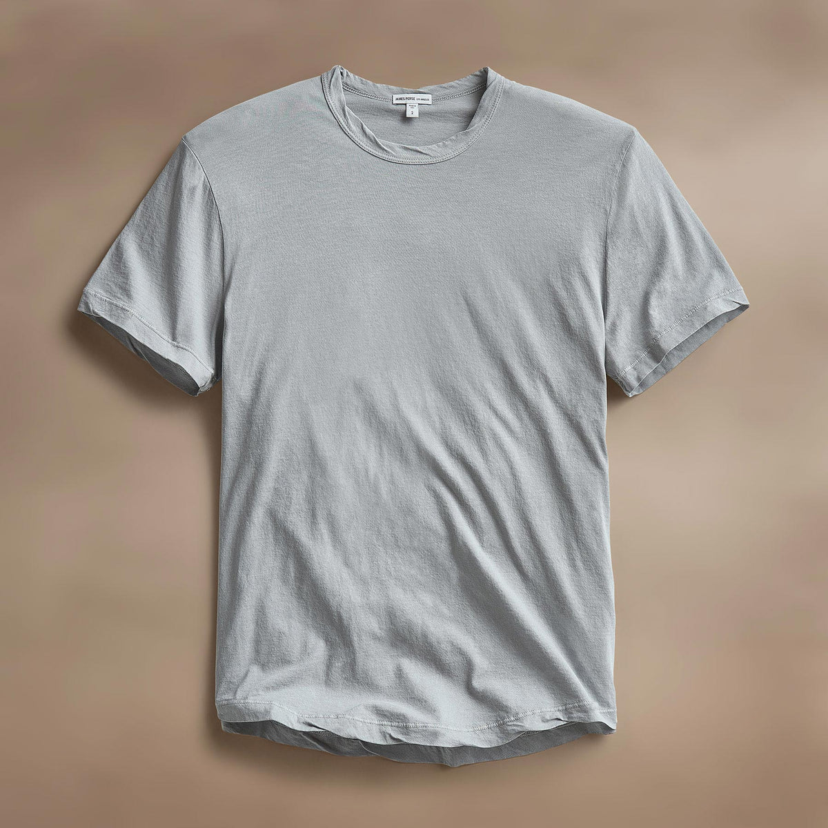 Clear Jersey Crew in Grey Sky Pigment | James Perse Los Angeles