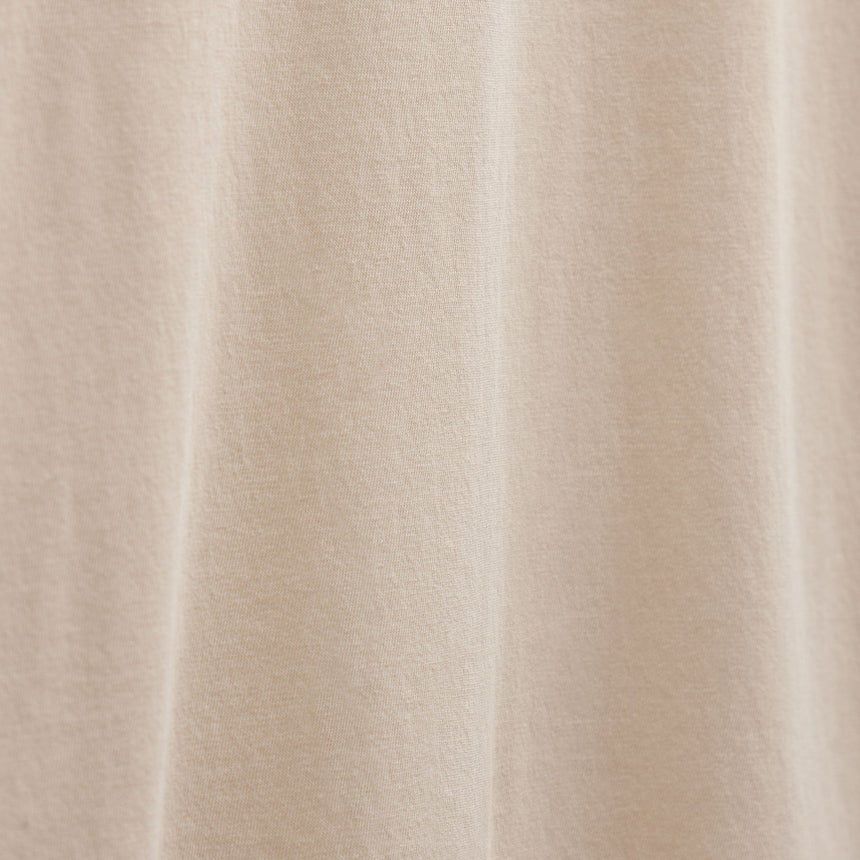 Clear Jersey Crew in Latte Pigment | James Perse Los Angeles