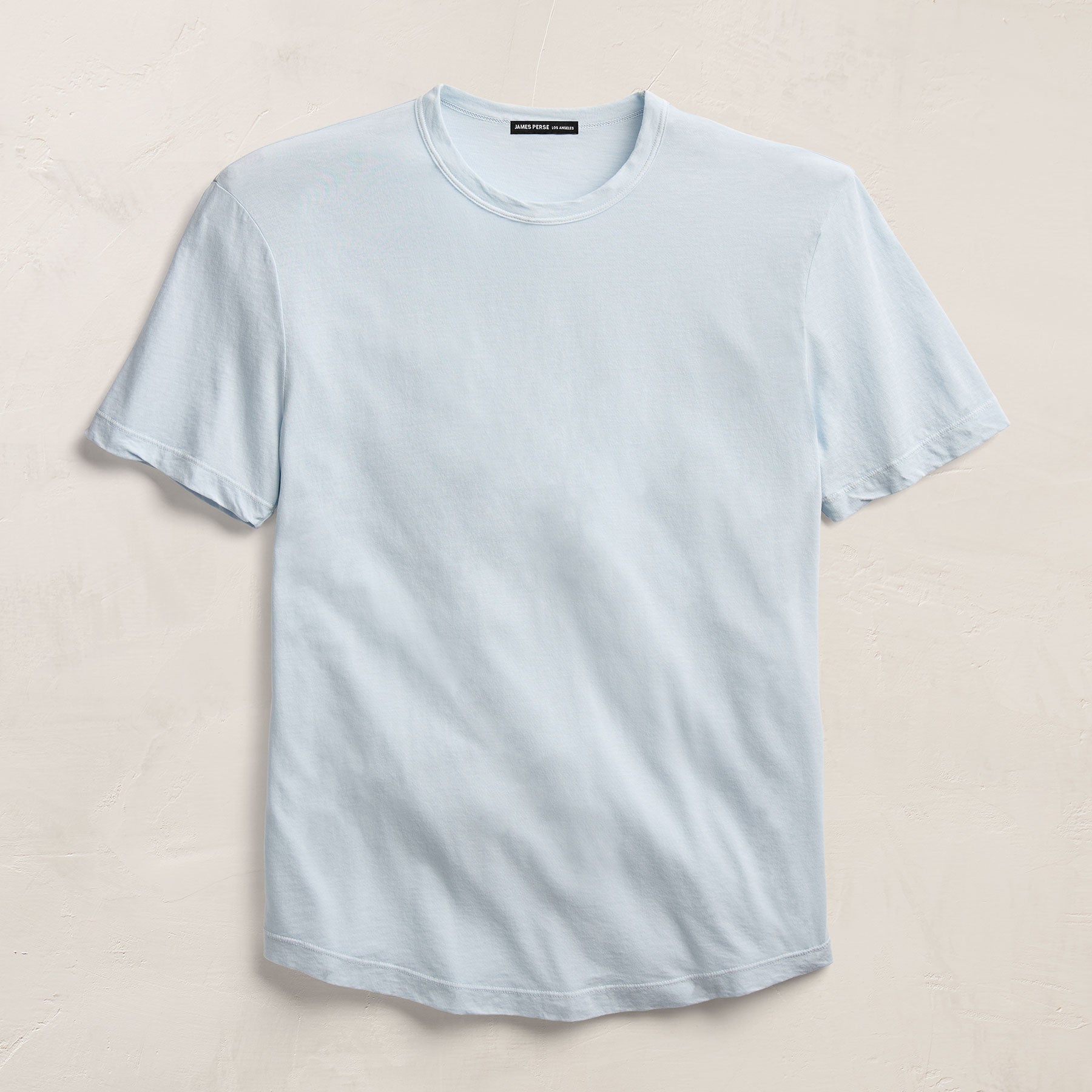 Clear Jersey Crew in Memory Pigment | James Perse Los Angeles