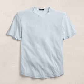 Clear Jersey Crew in Memory Pigment | James Perse Los Angeles