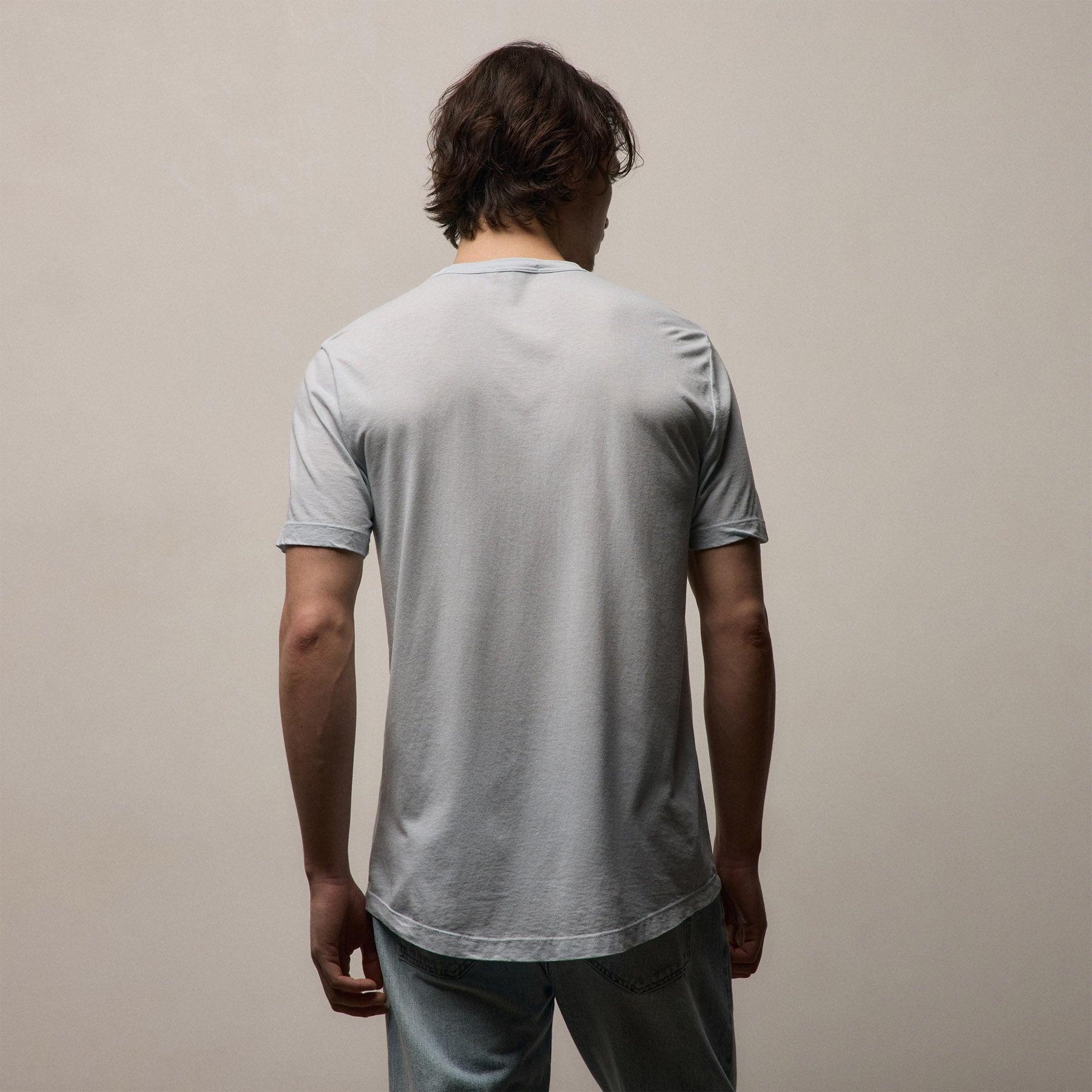 Clear Jersey Crew - Memory Pigment | James Perse Los Angeles