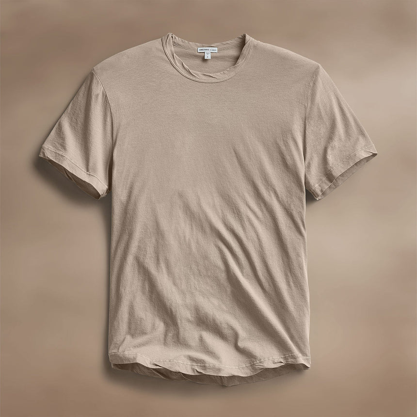 Clear Jersey Crew in Overcast Pigment | James Perse Los Angeles
