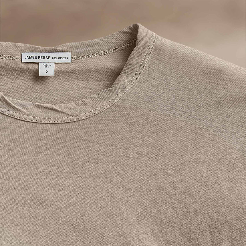 Clear Jersey Crew in Overcast Pigment | James Perse Los Angeles