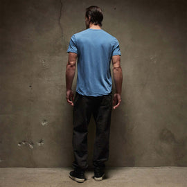 Clear Jersey Crew in Spectrum Blue Pigment | James Perse Los Angeles
