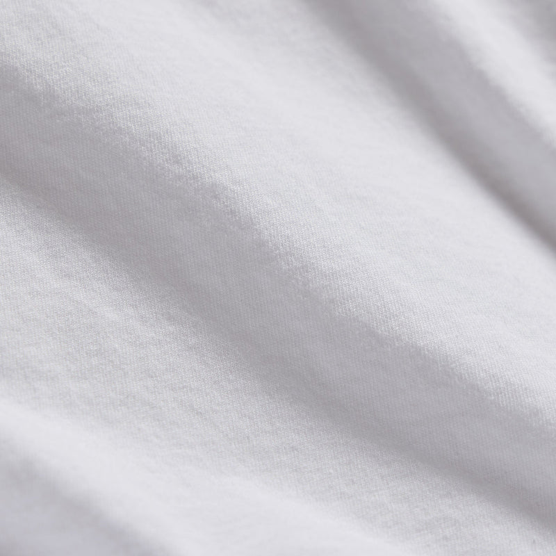 Clear Jersey Crew in White | James Perse Los Angeles