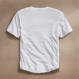 Clear Jersey Crew in White | James Perse Los Angeles