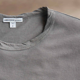 Clear Jersey Crew in Wolf Pigment | James Perse Los Angeles
