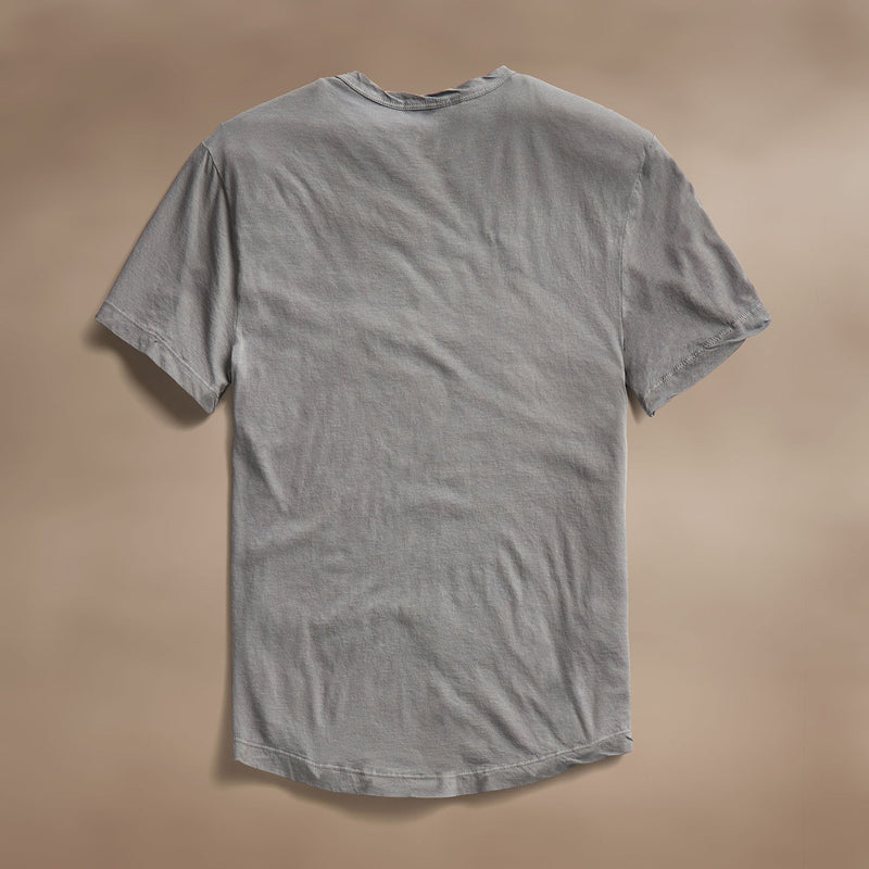 Clear Jersey Crew in Wolf Pigment | James Perse Los Angeles