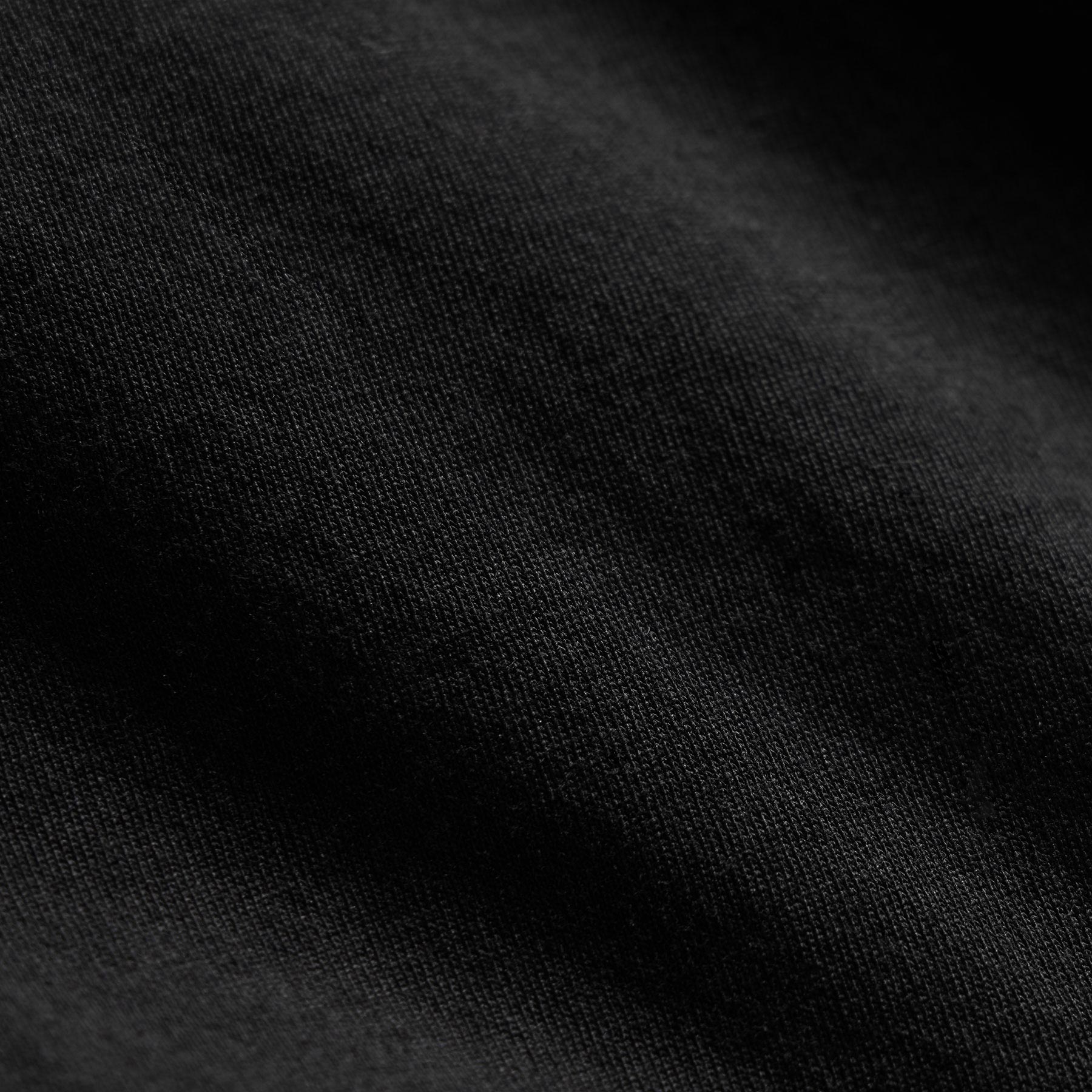 Clear Jersey V Neck - Black