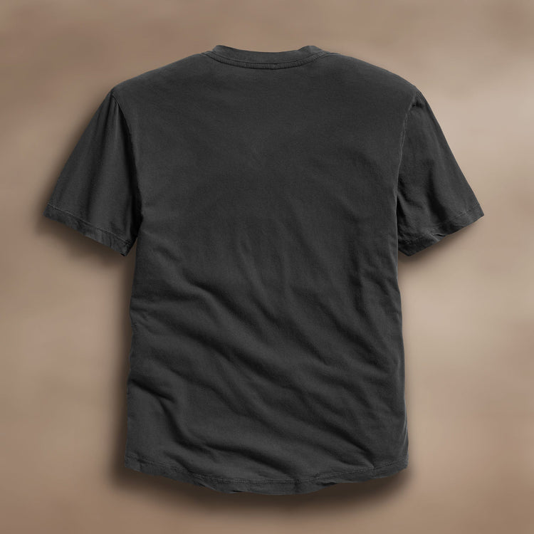 Clear Jersey V Neck in Carbon Pigment | James Perse Los Angeles