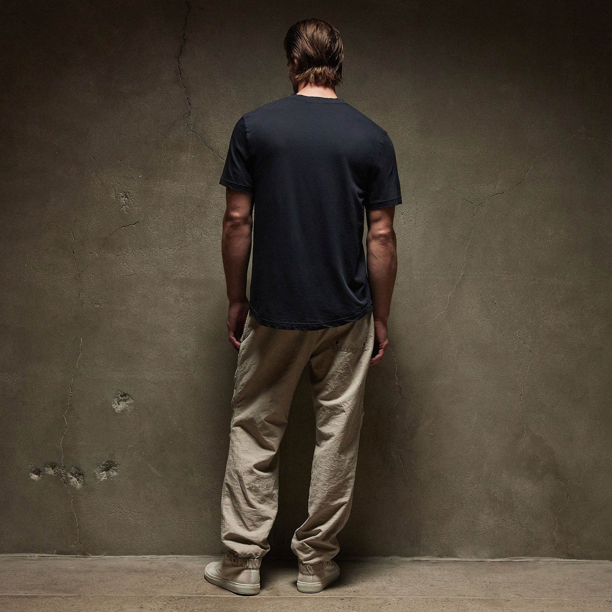 Clear Jersey V Neck in Deep | James Perse Los Angeles