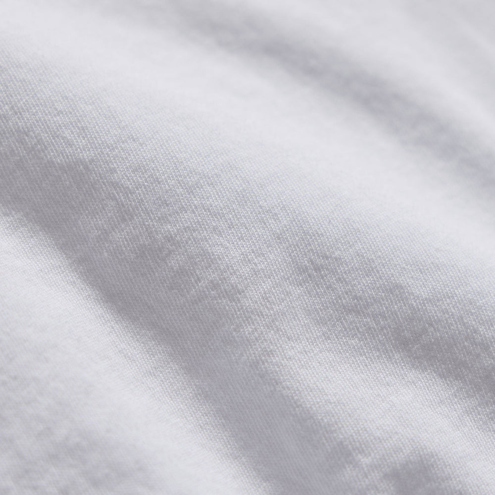 Clear Jersey V Neck in White | James Perse Los Angeles FLAT