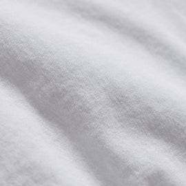 Clear Jersey V Neck in White | James Perse Los Angeles FLAT