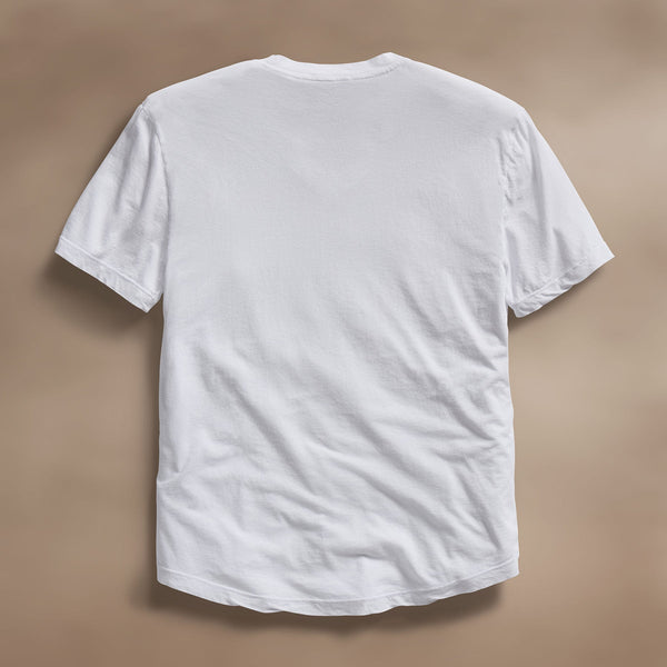 Clear Jersey V Neck in White | James Perse Los Angeles