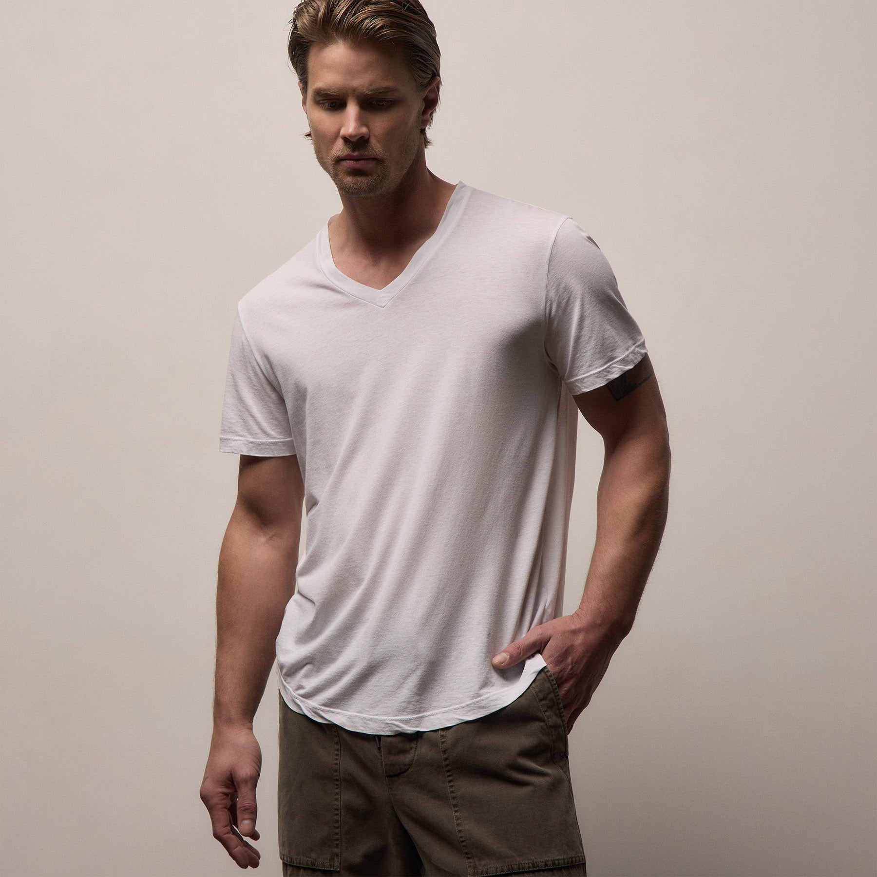Clear Jersey V Neck from James Perse - $105