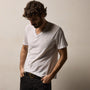 Clear Jersey V Neck in White | James Perse Los Angeles