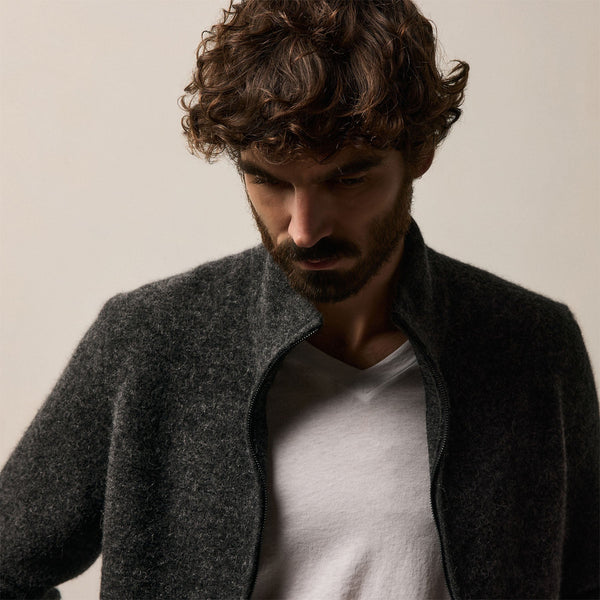 Clear Jersey V Neck in White | James Perse Los Angeles