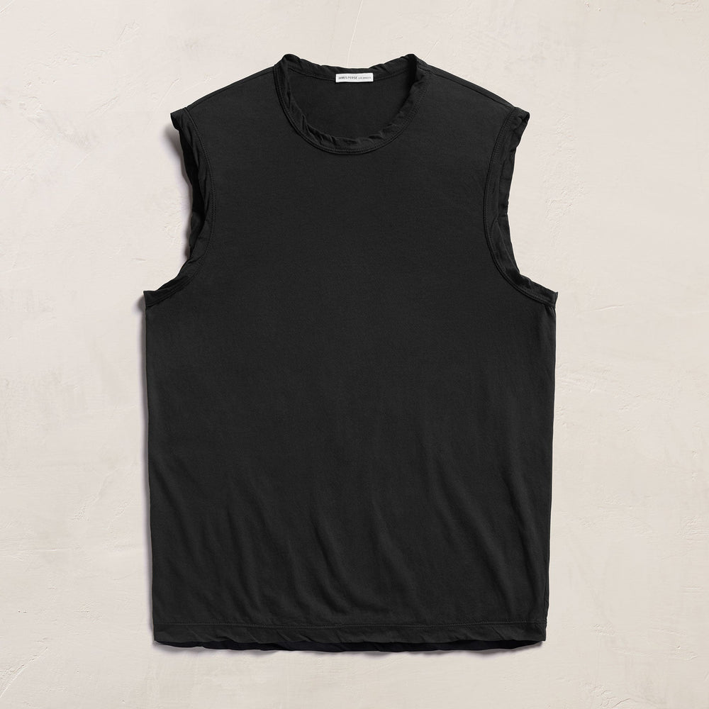 LA Muscle Tank in Black | James Perse Los Angeles