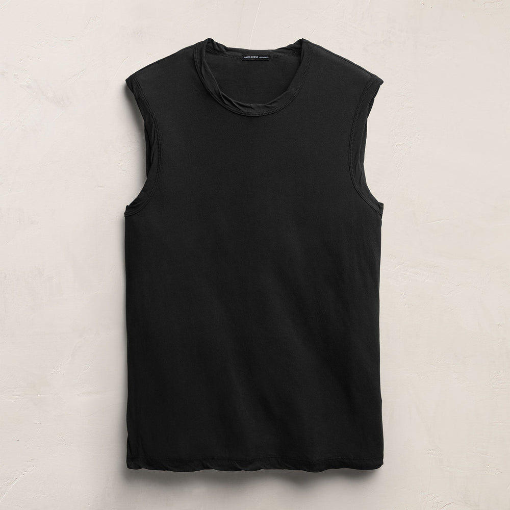 LA Muscle Tank in Black | James Perse Los Angeles