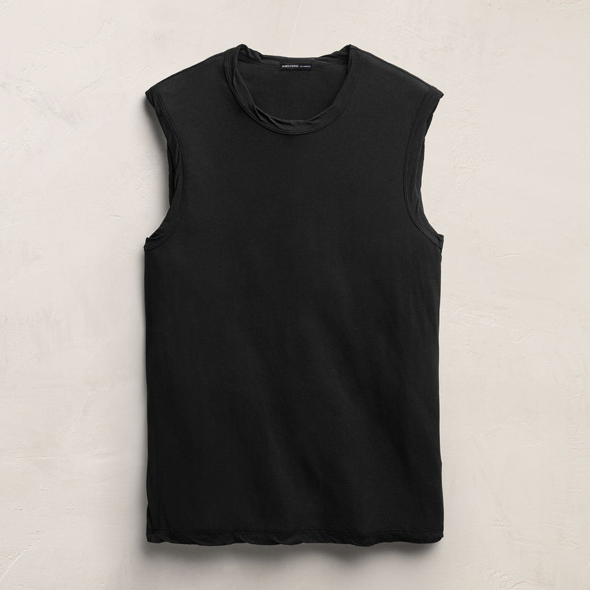 LA Muscle Tank in Black | James Perse Los Angeles