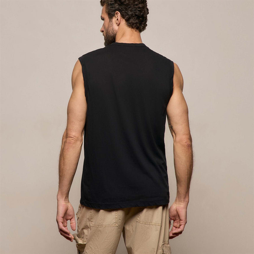 LA Muscle Tank in Black | James Perse Los Angeles