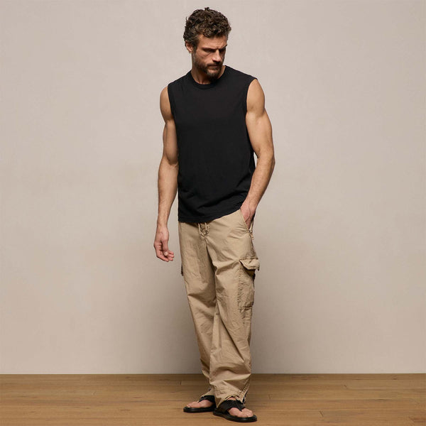 LA Muscle Tank in Black | James Perse Los Angeles