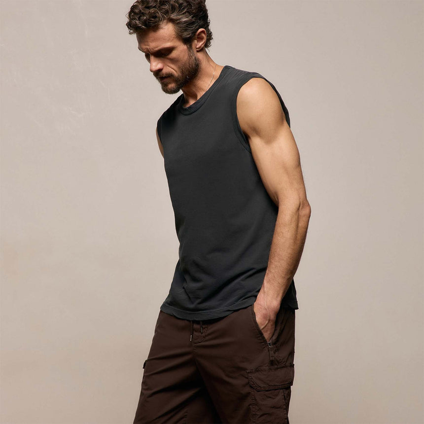 LA Muscle Tank in Magma Pigment | James Perse Los Angeles