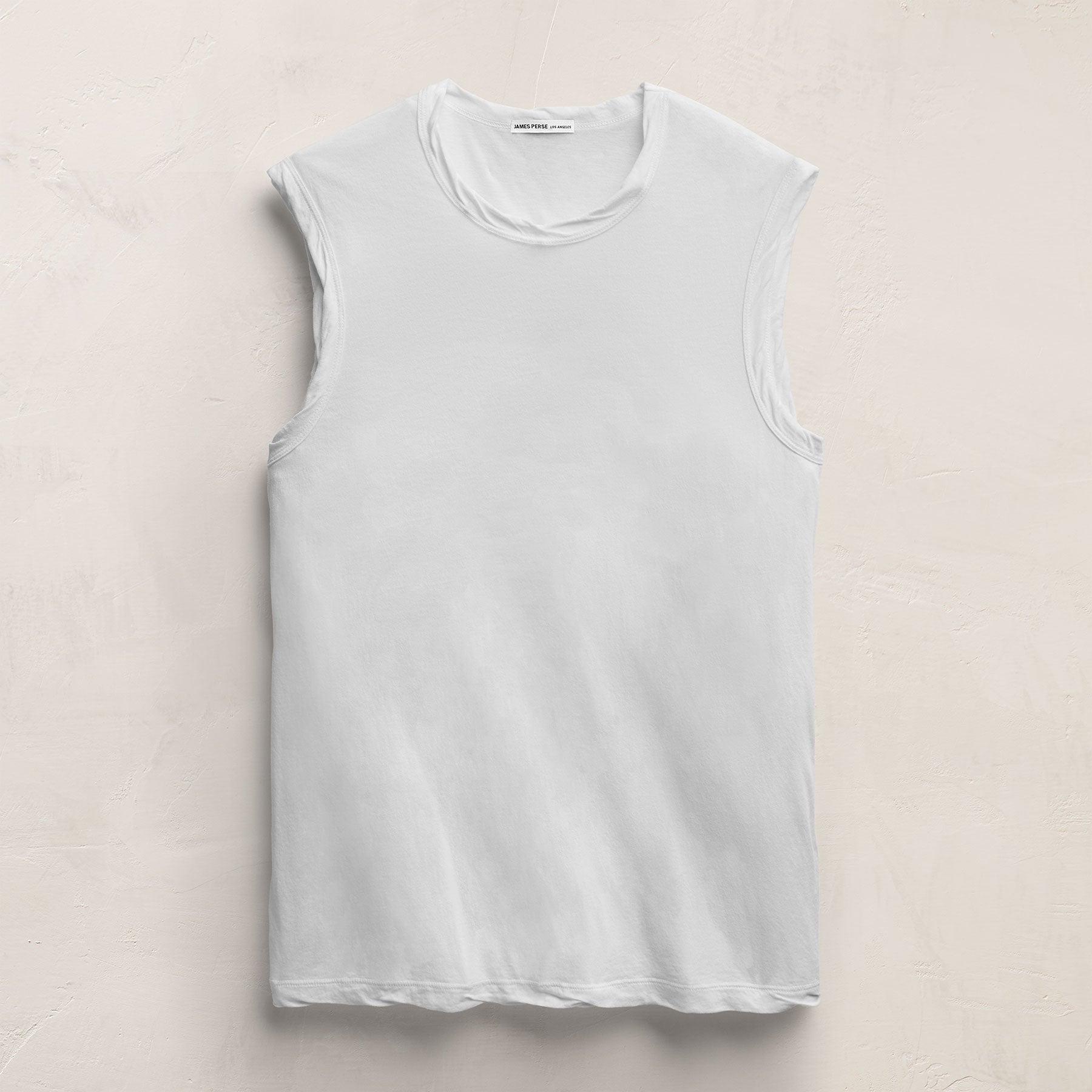LA Muscle Tank in White | James Perse Los Angeles