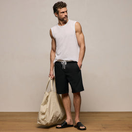 LA Muscle Tank in White | James Perse Los Angeles
