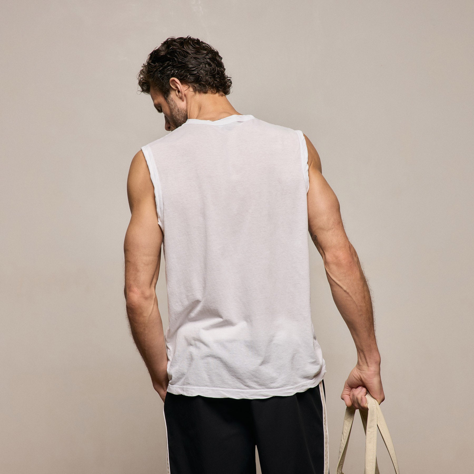 LA Muscle Tank - White | James Perse Los Angeles