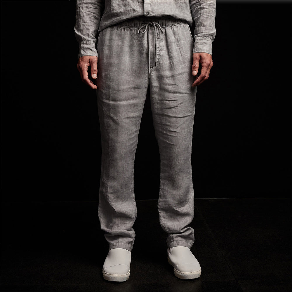 Lightweight Linen Pant in Breeze Pigment | James Perse Los Angeles