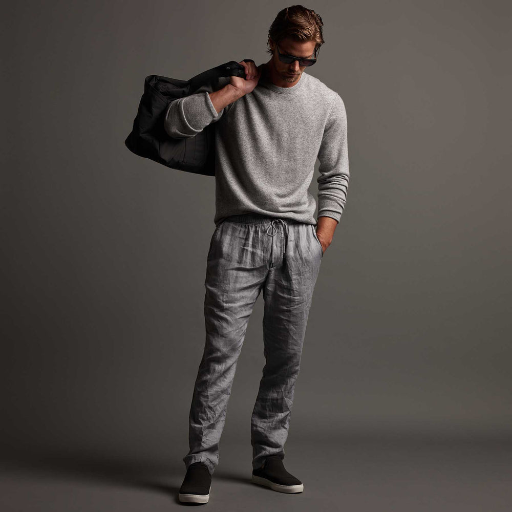 Lightweight Linen Pant in Breeze Pigment | James Perse Los Angeles