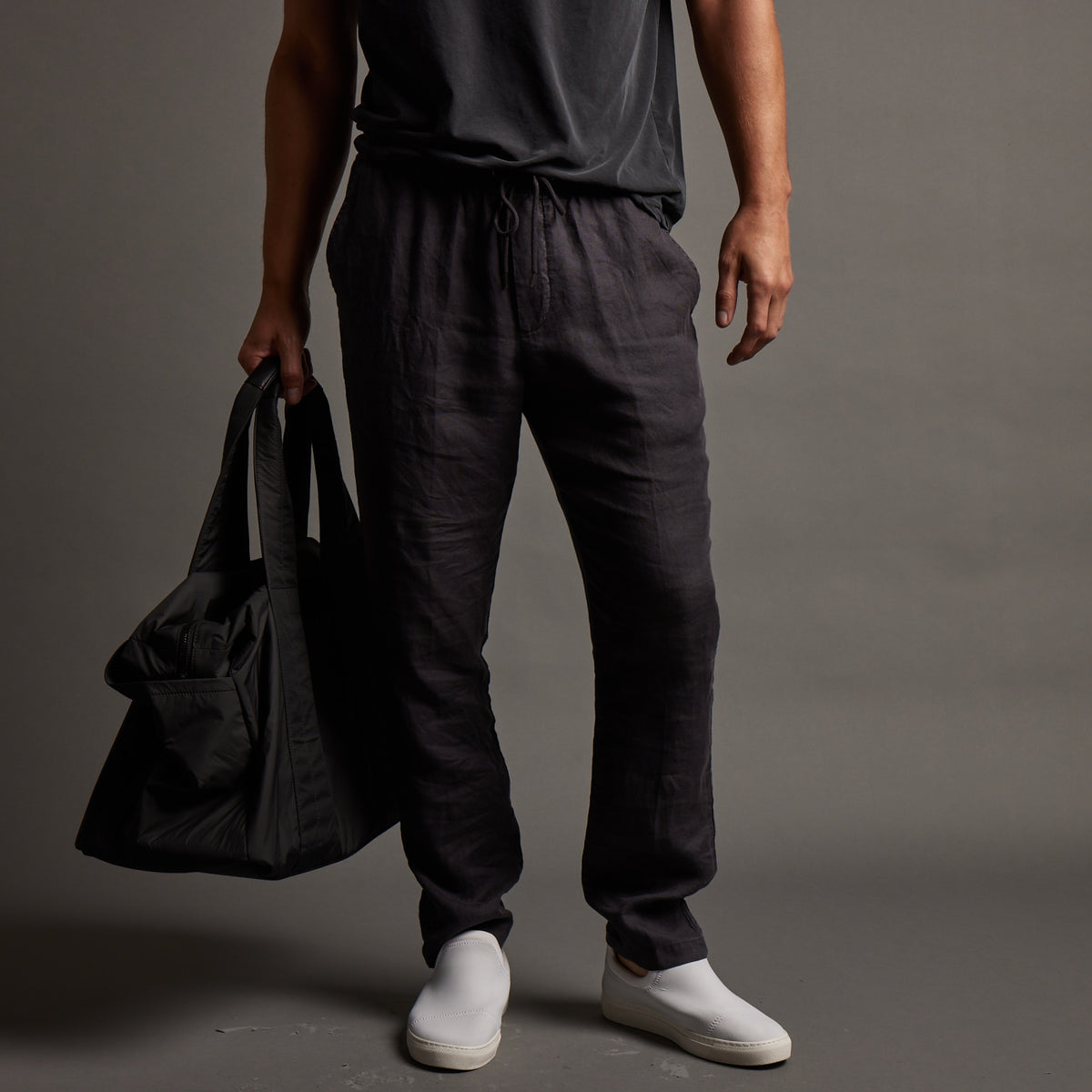 Lightweight Linen Pant in Magma Pigment | James Perse Los Angeles